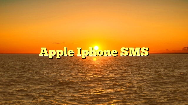 Apple Iphone SMS