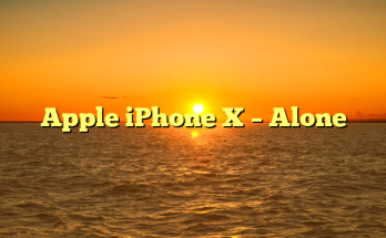 Apple iPhone X – Alone