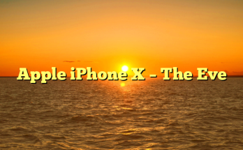 Apple iPhone X – The Eve