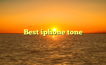 Best iphone tone