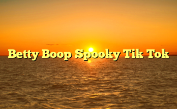 Betty Boop Spooky Tik Tok