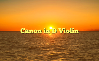 Canon in D Violin