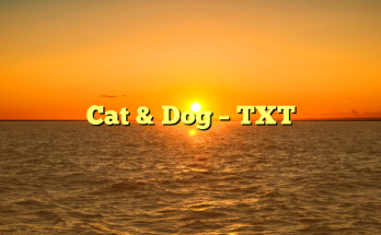 Cat & Dog – TXT