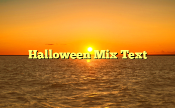 Halloween Mix Text