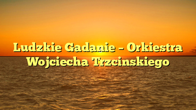 Ludzkie Gadanie – Orkiestra Wojciecha Trzcinskiego