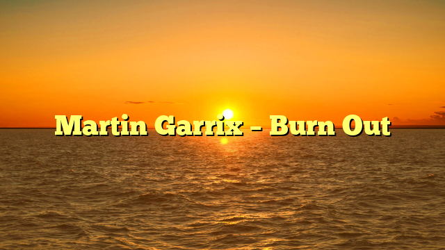 Martin Garrix – Burn Out