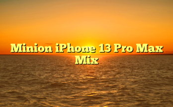 Minion iPhone 13 Pro Max Mix