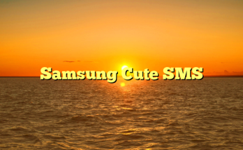 Samsung Cute SMS