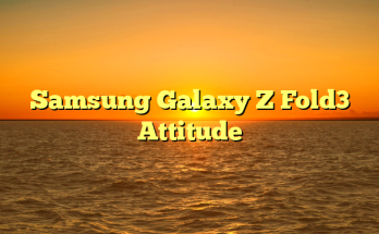 Samsung Galaxy Z Fold3 Attitude