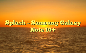 Splash – Samsung Galaxy Note 10+