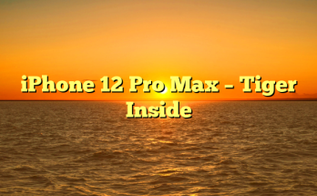 iPhone 12 Pro Max – Tiger Inside