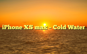 iPhone XS max – Cold Water