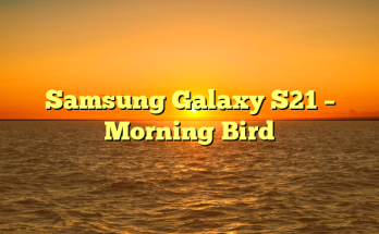 Samsung Galaxy S21 – Morning Bird