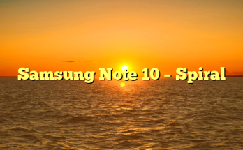 Samsung Note 10 – Spiral